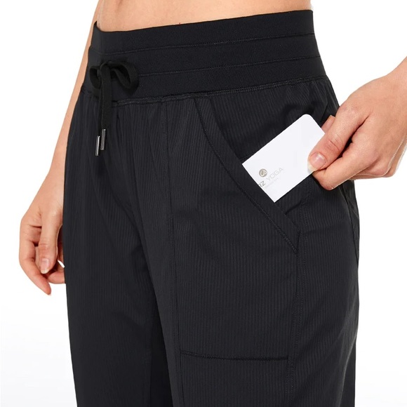 CRZ Yoga Black Track Pants - Picture 3 of 8